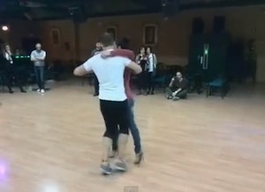 Kristofer (kizomba intermedio al Kizomba Day di Madrid)