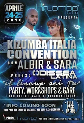 Kizomba Italia Convention con Albir e Sara