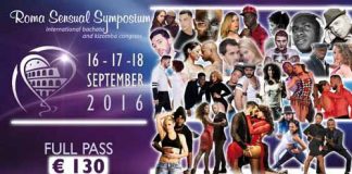 Roma Sensual Symposium dal 16 al 18 Settembre 2016 a Guidonia (ROMA) Symposium 2016 Guidonia (ROMA)
