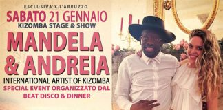 Mandela & Andreia al Beat di Tortoreto (TE) il 21 gennaio 2017 Mandela & Andreia al Beat di Tortoreto (TE) il 21 gennaio 2017