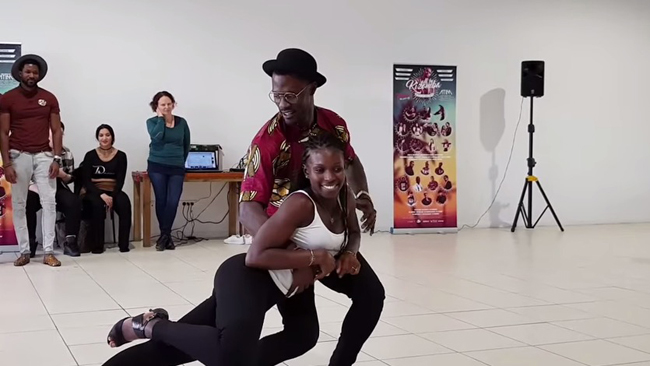 Tyron & Rokhaya workshop semba a All In Kizomba Festival 2017