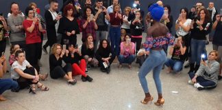 Eliza workshop kizomba lady style al Kizmi 2017 Eliza workshop kizomba lady style al Kizmi 2017
