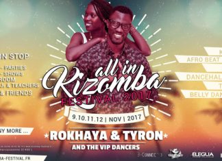 Tyron & Rokhaya stage semba in All In Kizomba Festival 2017 Tyron & Rokhaya