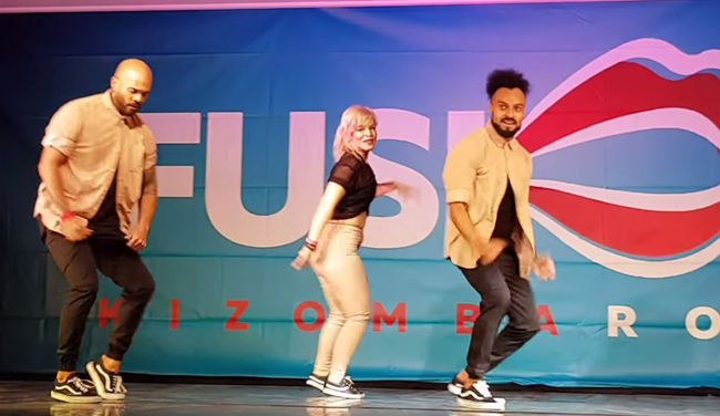 Albir, Carlos & Anjuli show a Fusion Kizomba Roma 2018