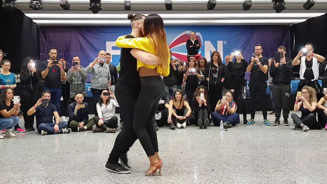 Isabelle & Félicien stage in Fusion Kizomba Roma 2018