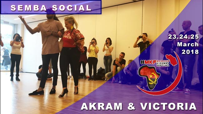 Akram e Victoria stage semba social al MKF 2018