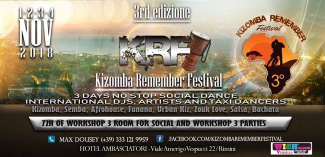 kizomba remember 2018 Rimini