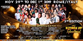 Eventi danza: i festival di kizomba di novembre 2019 kizomba vip festival 2019